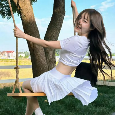 小资女孩向前冲 海报